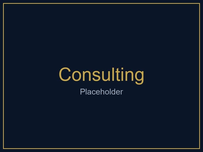 Project Consulting